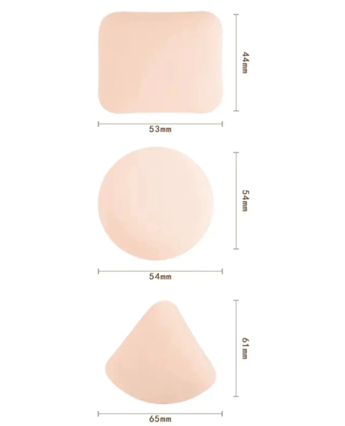 Makeup | Marshmallow Makeup Puff Pack (3pcs)